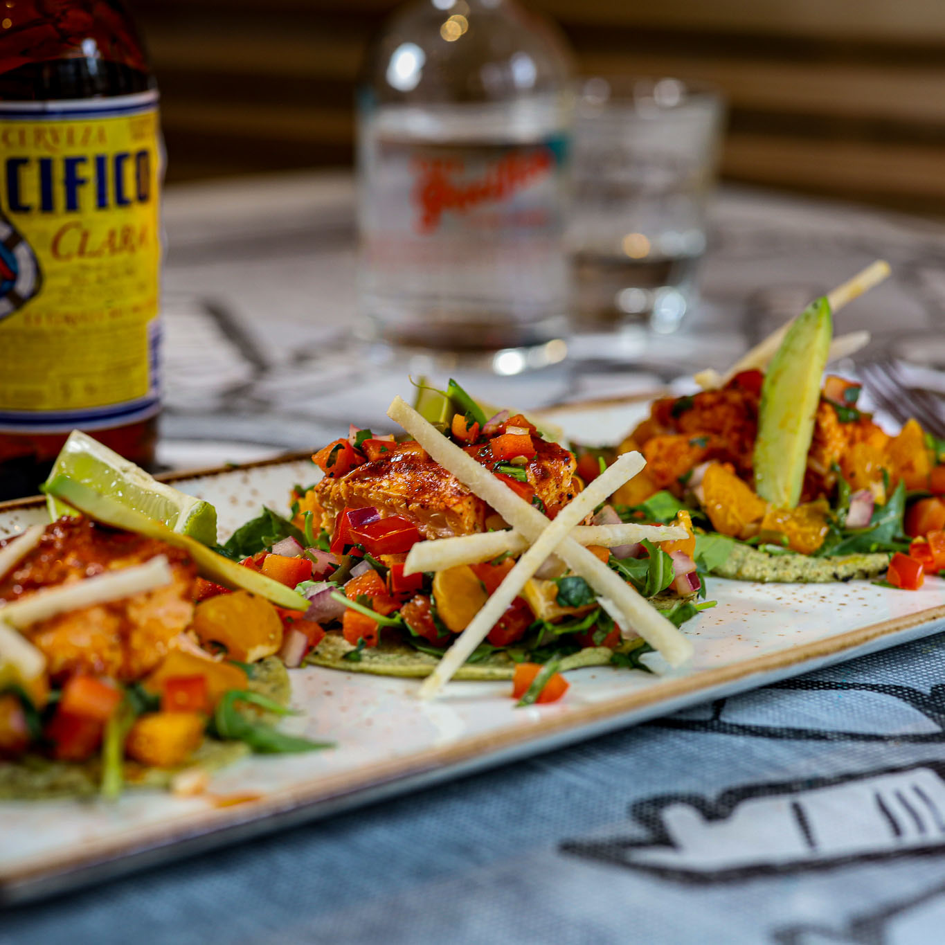 Cafe Pacifico, Covent Garden, Mexican Restaurant - Fish Tacos Sq